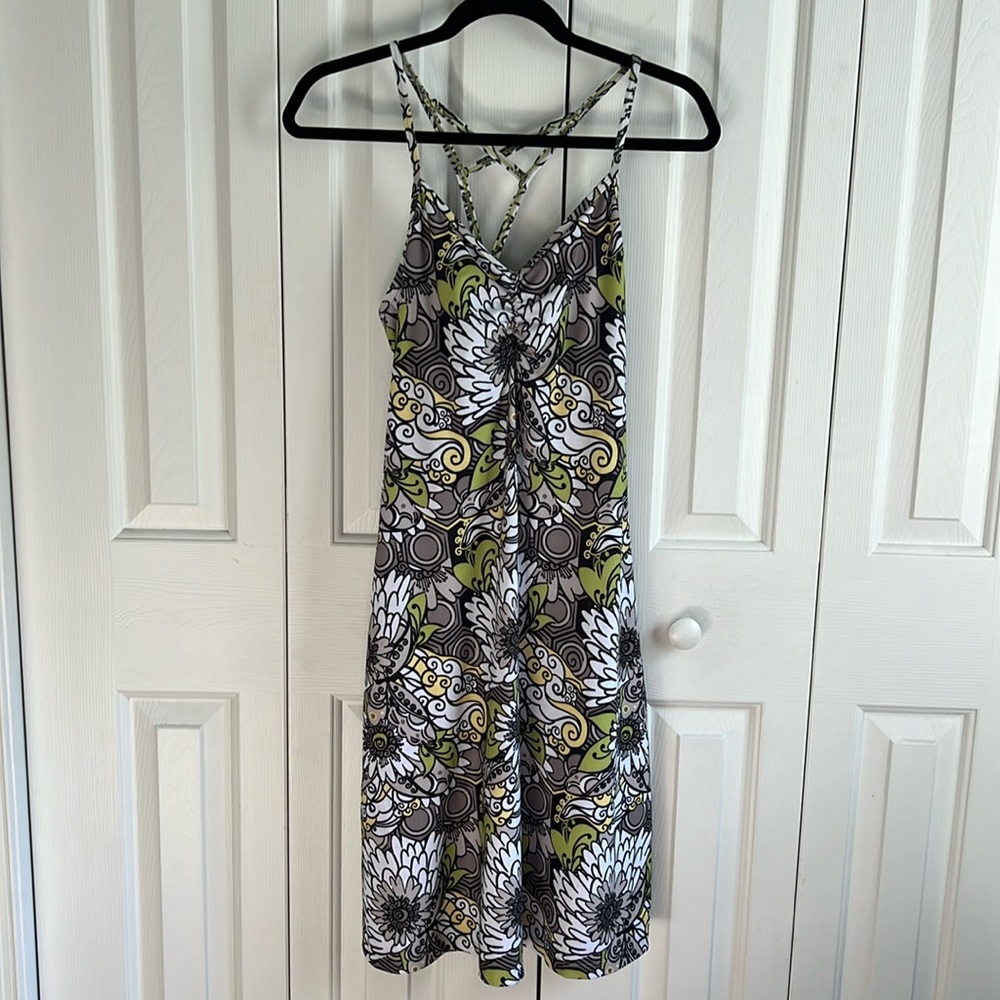 prAna Sonja Built-In Shelf Bra Dress - Recycled Materials, Sleeveless - Size S
